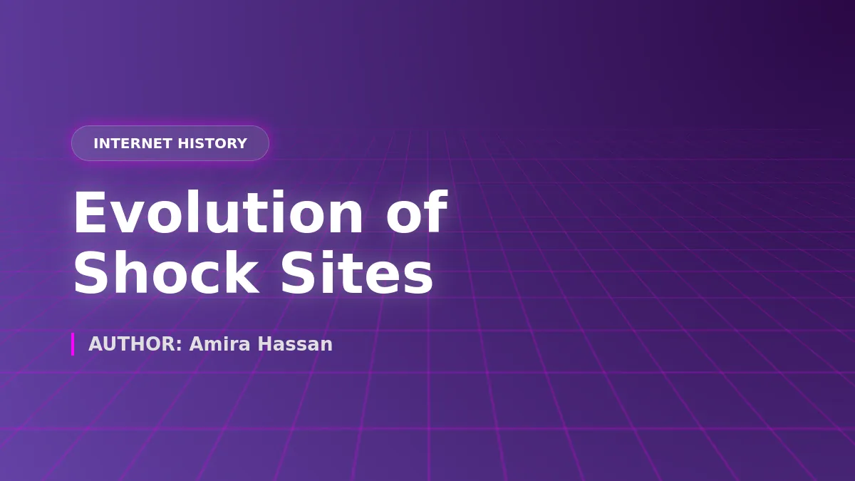 The Evolution of Shock Sites: From Early Internet Pranks to Modern Audio Traps